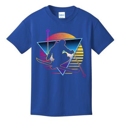 Retro Vintage 80s Ski Great Gift Kids T-Shirt