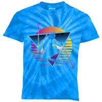 Retro Vintage 80s Ski Great Gift Kids Tie-Dye T-Shirt