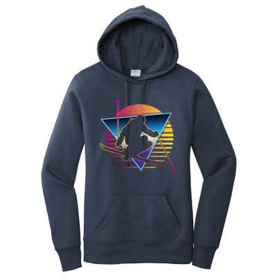 Retro Vintage 80s Ski Great Gift Women's Pullover Hoodie