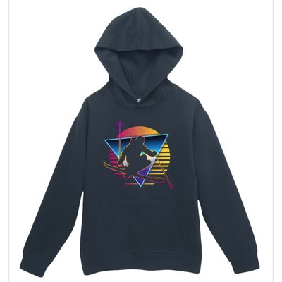 Retro Vintage 80s Ski Great Gift Urban Pullover Hoodie