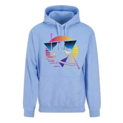 Retro Vintage 80s Ski Great Gift Unisex Surf Hoodie