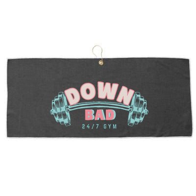 Retro Vintage 80S Vibes Large Microfiber Waffle Golf Towel