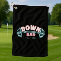 Retro Vintage 80S Vibes Golf Towel