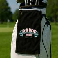 Retro Vintage 80S Vibes Golf Towel