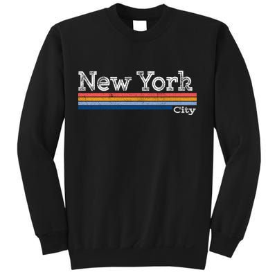 Retro Vintage 80s Style New York City Logo Sweatshirt