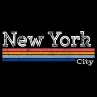 Retro Vintage 80s Style New York City Logo Drawstring Bag