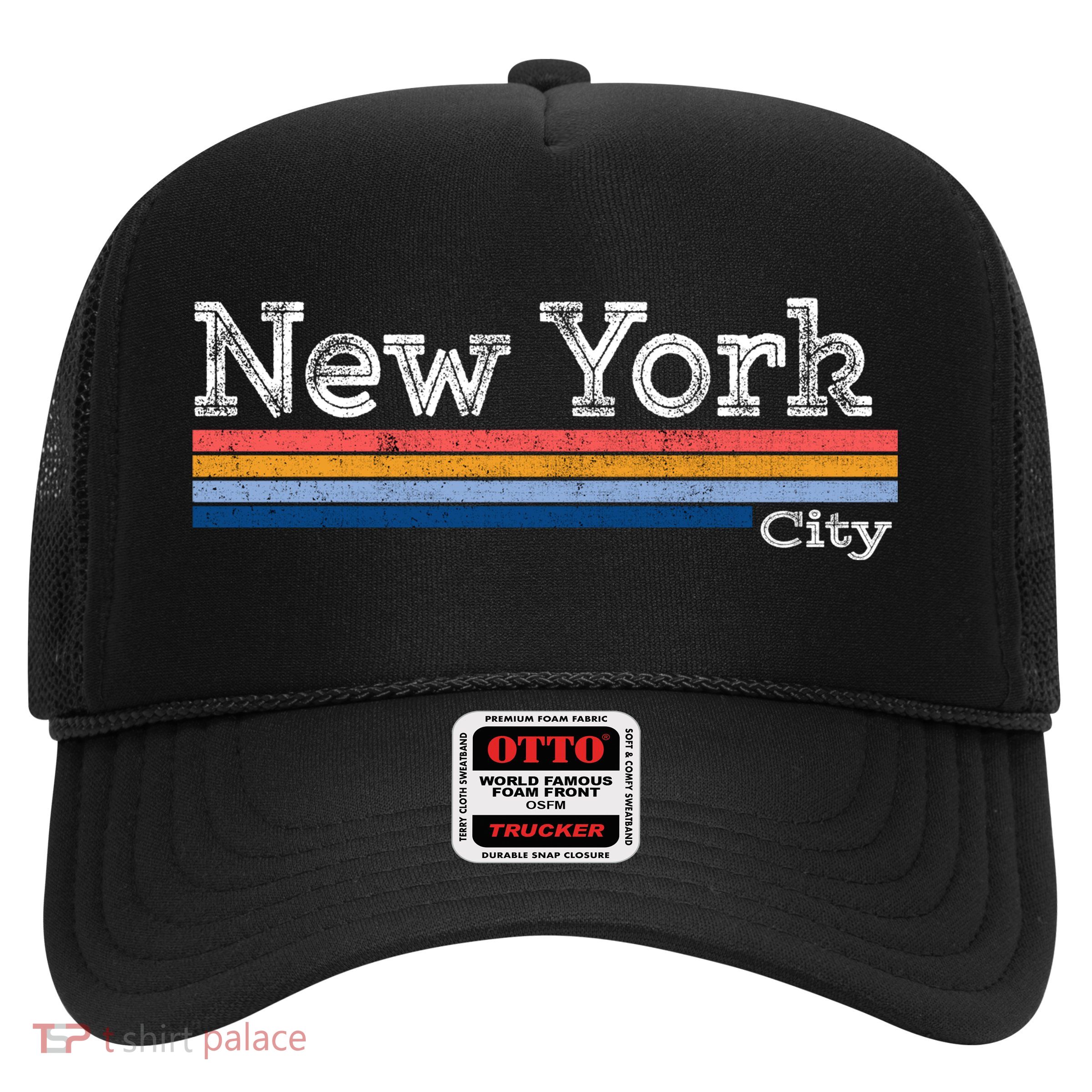 Retro Vintage 80s Style New York City Logo Trucker Hat