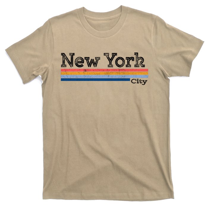 Retro Vintage 80s Style New York City Logo T-Shirt