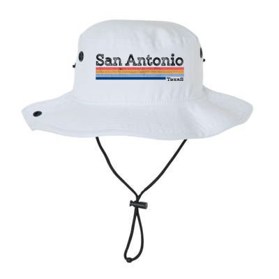 Retro Vintage 80s Style San Antonio Texas Logo Legacy Cool Fit Booney Bucket Hat