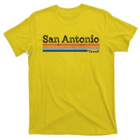 Retro Vintage 80s Style San Antonio Texas Logo T-Shirt