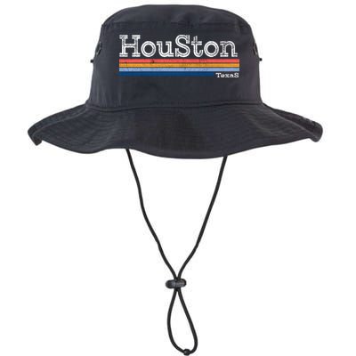 Retro Vintage 80s Style Houston Texas Logo Bucket Hat