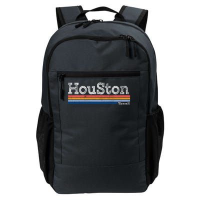 Retro Vintage 80s Style Houston Texas Logo Daily Commute Backpack