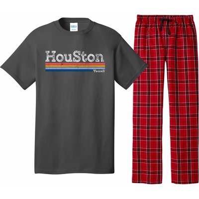 Retro Vintage 80s Style Houston Texas Logo Pajama Set