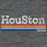 Retro Vintage 80s Style Houston Texas Logo Flat Bill Trucker Hat