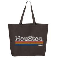 Retro Vintage 80s Style Houston Texas Logo 25L Jumbo Tote