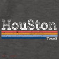 Retro Vintage 80s Style Houston Texas Logo Vector Backpack