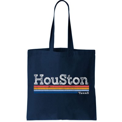 Retro Vintage 80s Style Houston Texas Logo Tote Bag