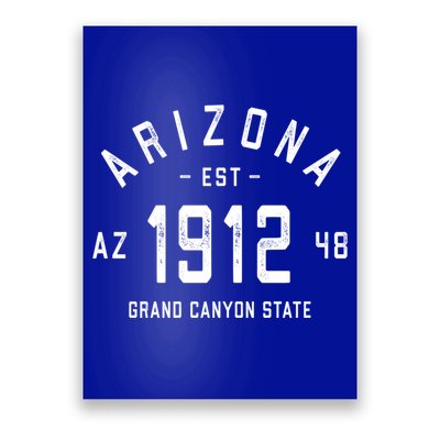 Retro Vintage Arizona Gift 1912 Mn Gift Poster