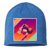 Retro Vintage Aesthetic Blueberry Gift Sustainable Beanie