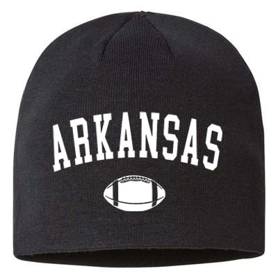 Retro Vintage Arkansas State American Football Gifts Sustainable Beanie