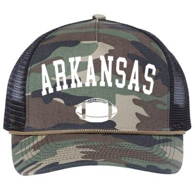 Retro Vintage Arkansas State American Football Gifts Retro Rope Trucker Hat Cap