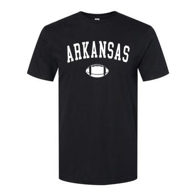 Retro Vintage Arkansas State American Football Gifts Softstyle CVC T-Shirt