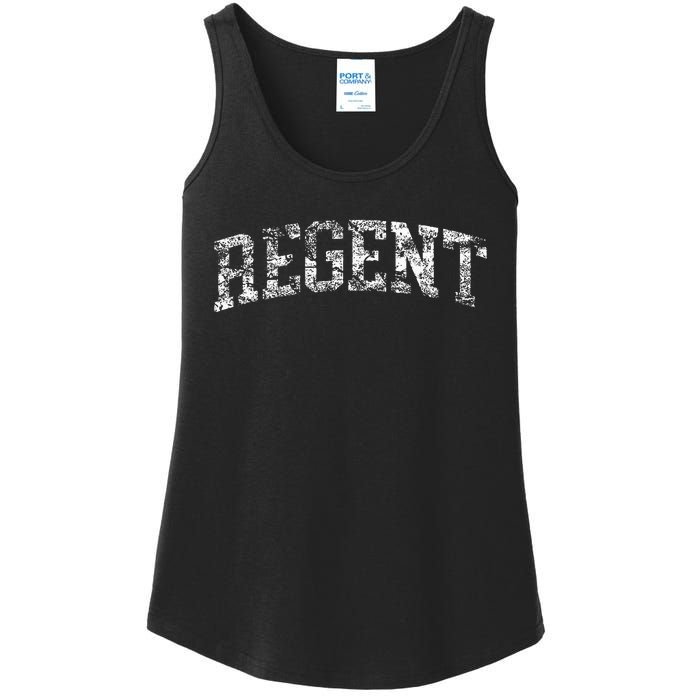 Regent Vintage Arch Logo University Sports Style Ladies Essential Tank