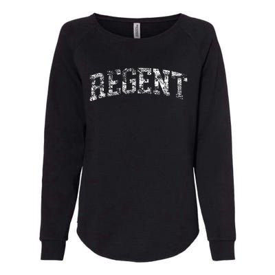 Regent Vintage Arch Logo University Sports Style Womens California Wash Sweatshirt