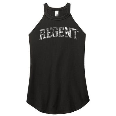 Regent Vintage Arch Logo University Sports Style Women's Perfect Tri Rocker Tank