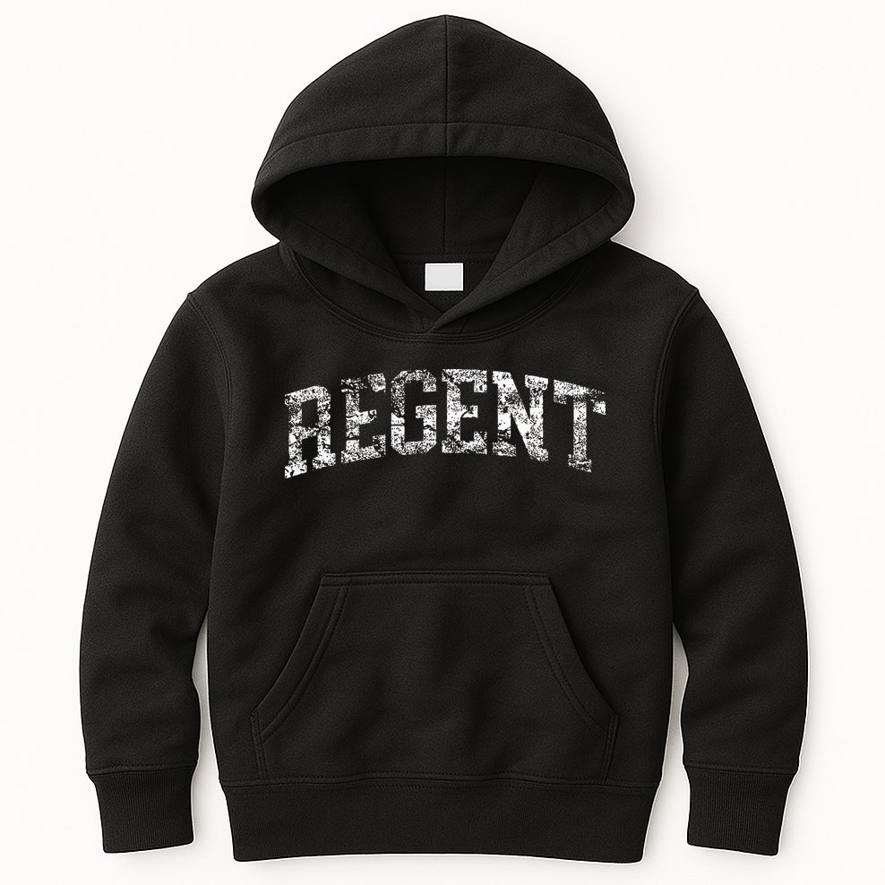 Regent Vintage Arch Logo University Sports Style Kids Hoodie