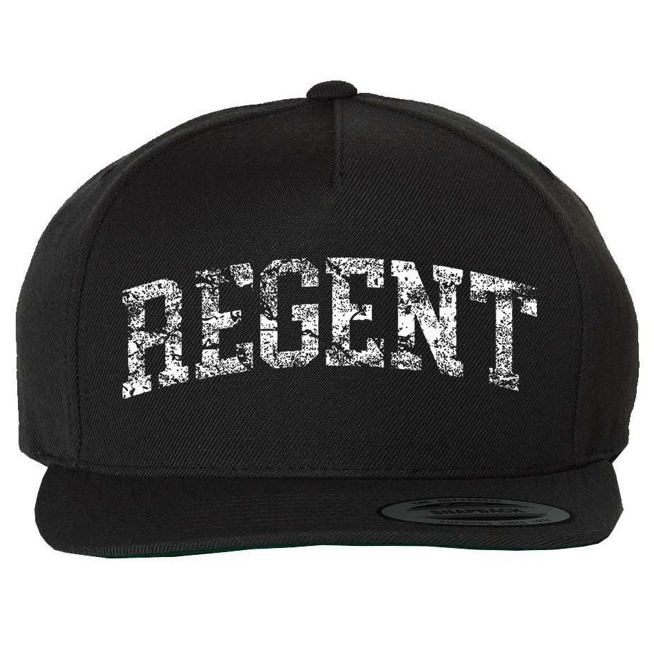 Regent Vintage Arch Logo University Sports Style Wool Snapback Cap