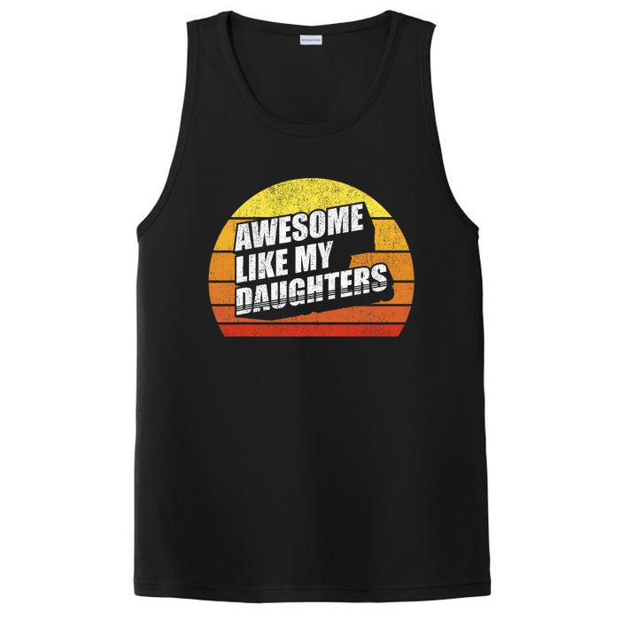 Retro Vintage Awesome Like My Daughter Parents Day Gift PosiCharge Competitor Tank