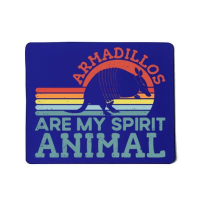 Retro Vintage Armadillo Owner Wildlife Animals Armadillos Gift Mousepad