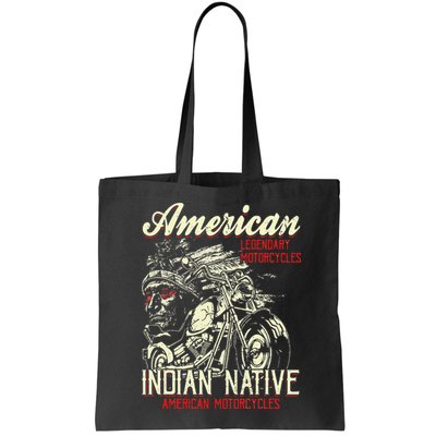 Retro Vintage American Motorcycle Indian for Old Biker Bag