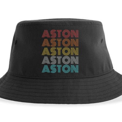 Retro Vintage Aston Sustainable Bucket Hat