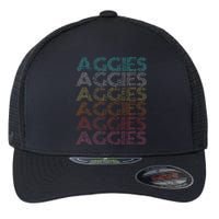 Retro Vintage Aggies Flexfit Unipanel Trucker Cap