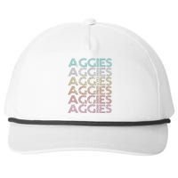 Retro Vintage Aggies Snapback Five-Panel Rope Hat