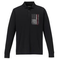 Retro Vintage Aggies Performance Long Sleeve Polo