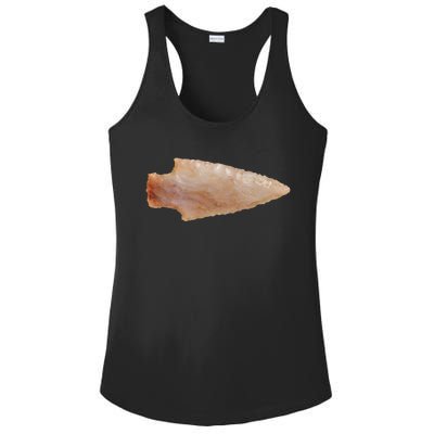 Retro Vintage Artifact Arrowhead Hunter Ladies PosiCharge Competitor Racerback Tank