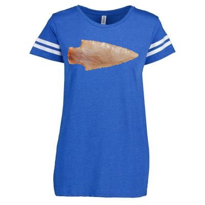 Retro Vintage Artifact Arrowhead Hunter Enza Ladies Jersey Football T-Shirt