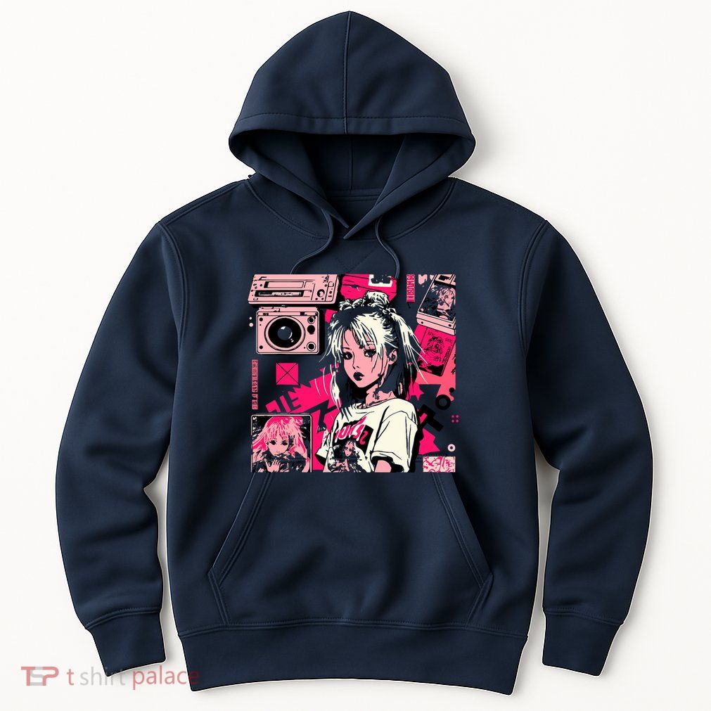 Retro Vaporwave Aesthetic 90s Egirl Japanese Art Hoodie