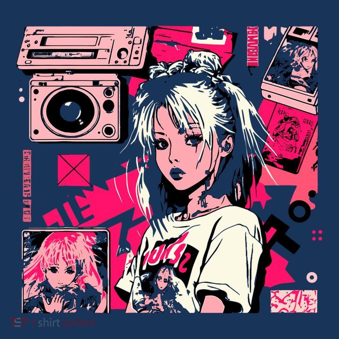 Retro Vaporwave Aesthetic 90s Egirl Japanese Art Flatbill Hat