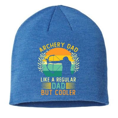 Retro Vintage Archery Dad Father's Day Archering Daddy Meaningful Gift Sustainable Beanie