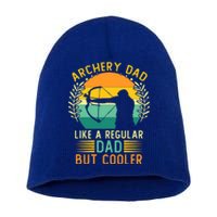 Retro Vintage Archery Dad Father's Day Archering Daddy Meaningful Gift Short Acrylic Beanie