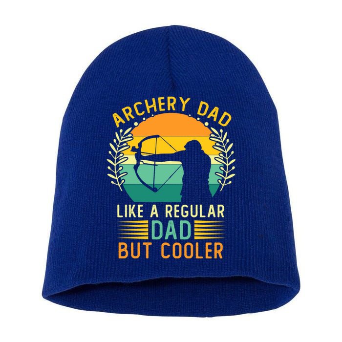 Retro Vintage Archery Dad Father's Day Archering Daddy Meaningful Gift Short Acrylic Beanie