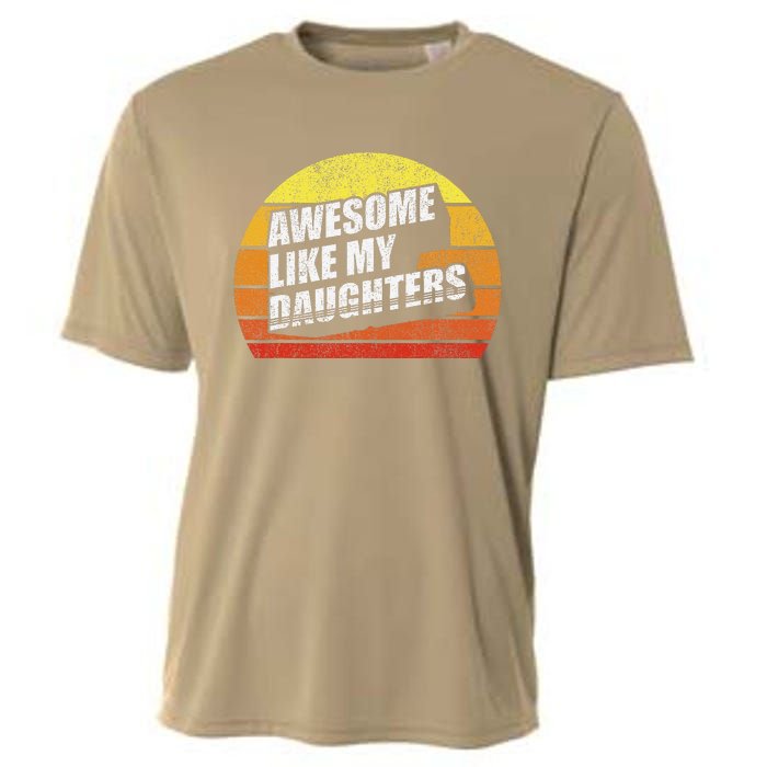 Retro Vintage Awesome Like My Daughter Parents Day Gift Cooling Performance Crew T-Shirt