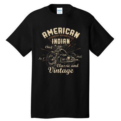 Retro Vintage American For Old Biker Tall T-Shirt