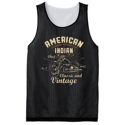 Retro Vintage American For Old Biker Mesh Reversible Basketball Jersey Tank