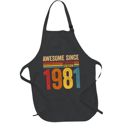 Retro Vintage Awesome Since 1981 Limited Edition Apron