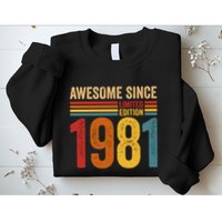 Retro Vintage Awesome Since 1981 Limited Edition Sweatshirt